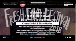 Desktop Screenshot of freshfilmfestival.net